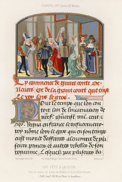 Az udvar ünnepe alkotó: French School
