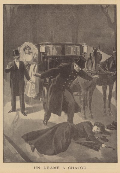 Gyilkosság a párizsi Chatouban (litho) alkotó: French School