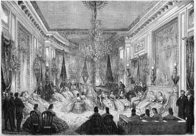 Mathilde Bonaparte hercegnő (1820-1904) által szervezett zenés est alkotó: French School