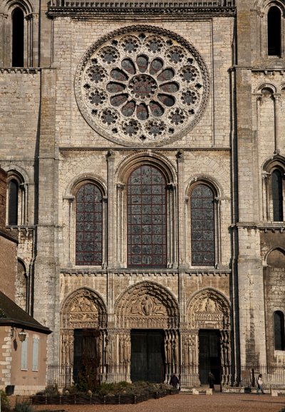 Kilátás a nyugati homlokzatra alkotó: French School