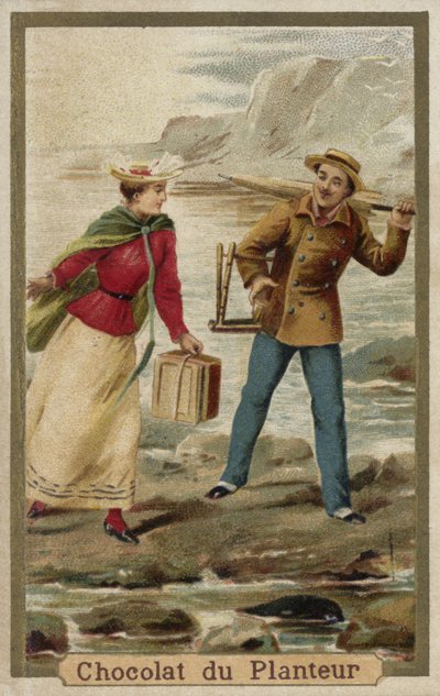 Séta a tengerparton alkotó: French School