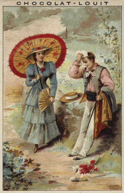 Séta egy forró napon alkotó: French School