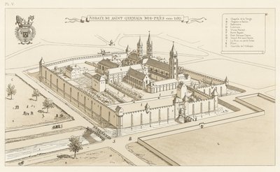 Saint Germain des-Pres-i apátság, 1520 körül alkotó: French School