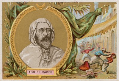 Abd-el-Kader, aki az iszlám harcot vezette Algéria francia inváziója ellen alkotó: French School
