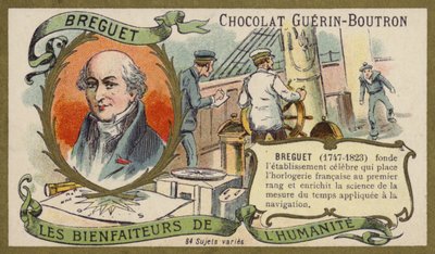 Abraham-Louis Breguet, svájci órásmester (chromolitho) alkotó: French School
