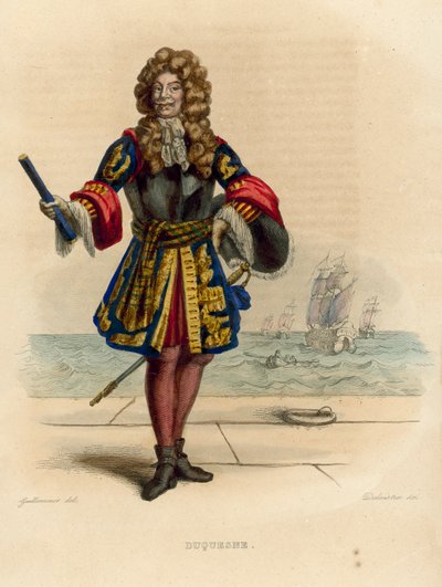 Abraham Duquesne (színes metszet) alkotó: French School