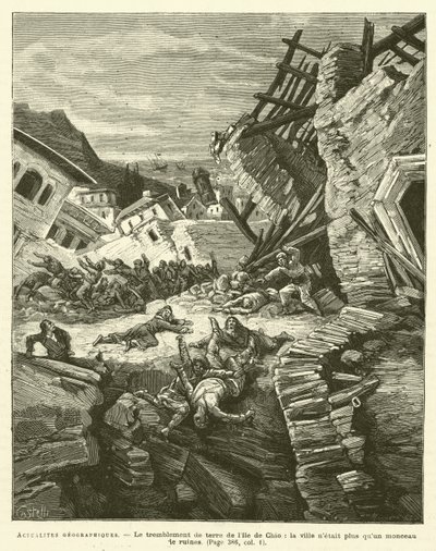 Földrajzi hírek (metszet) alkotó: French School