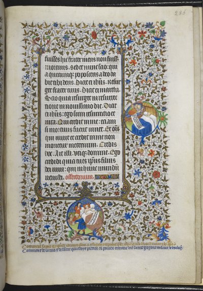 Add hozzá Ms 18850 f.286r Book of Hours (The Bedford Hours) c.1410-30 (tinta, szín és arany pergamen) alkotó: French School