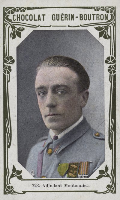 Moutonnier rendőrtiszt (színes fotó) alkotó: French School