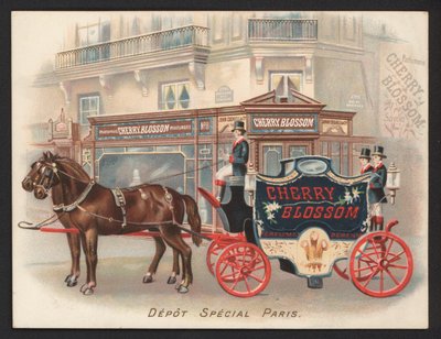 A Cherry Blossom parfüm (chromolitho) reklámja alkotó: French School