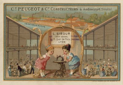Peugeot varrógépek hirdetése alkotó: French School