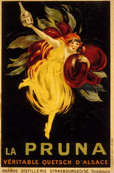 Pruna (színes litó) hirdetése alkotó: French School