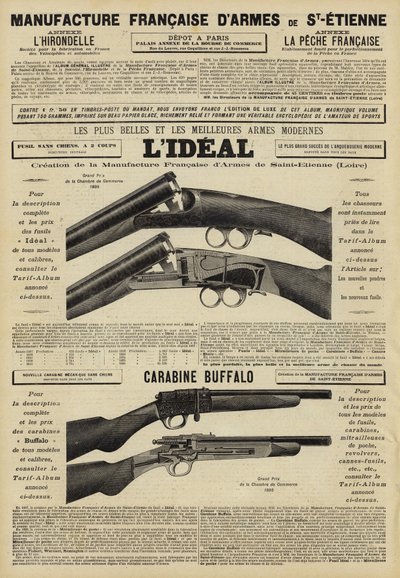 Fegyverreklám alkotó: French School