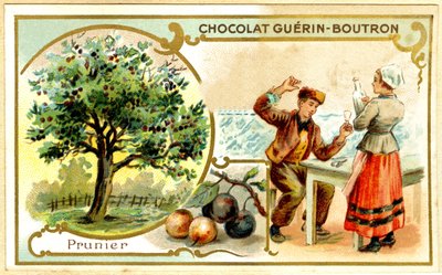 Guérin Boutron csokoládék reklámkromolitográfiája (kromolitográfia) alkotó: French School