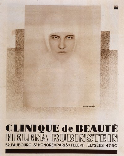 A párizsi Héléna Rubinstein Beauty Clinic hirdetése - Vu-ban alkotó: French School