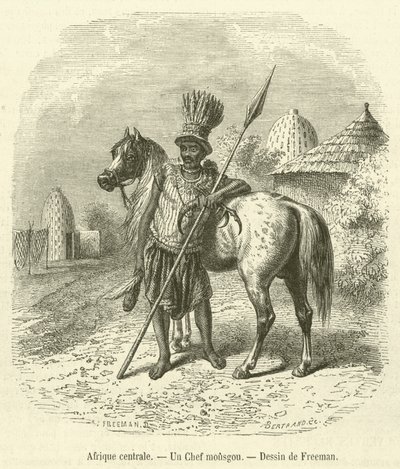 Közép-Afrika, A Mousgou főnök (metszet) alkotó: French School