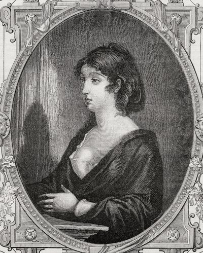 Aimee Cecile Renault (1774-94), Pannemaker vésette Rambert után, Louis Blanc (1811-82) "Histoire de la Revolution Francaise" című művéből alkotó: French School