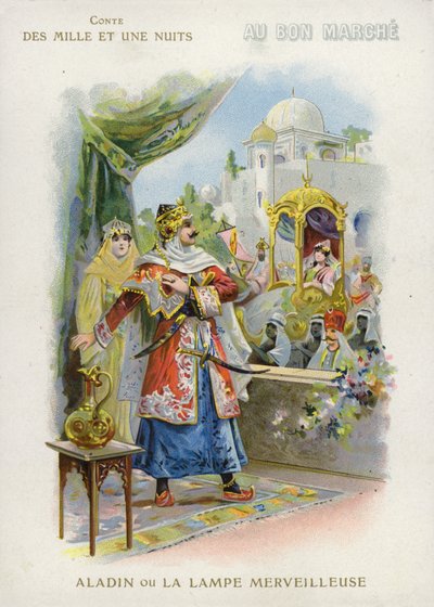 Aladdin és a varázslámpa alkotó: French School
