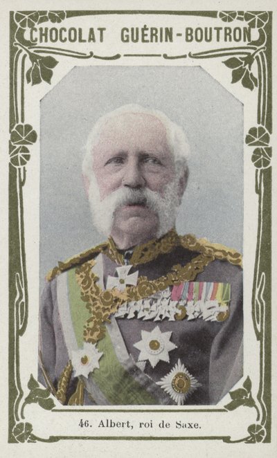 Albert, roi de Saxe (színes fotó) alkotó: French School