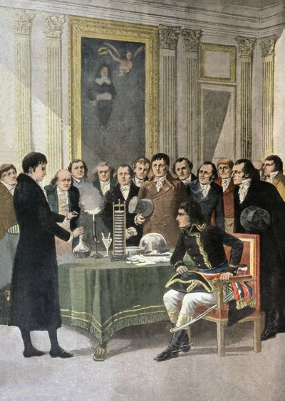 Alessandro Volta alkotó: French School