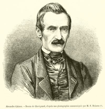 Alexandre Calame (metszet) alkotó: French School
