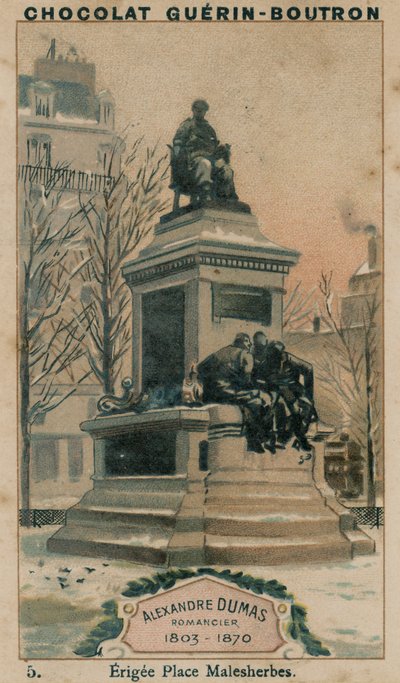 Alexandre Dumas, regényíró, 1803-1870, Felállított hely Malesherbes alkotó: French School