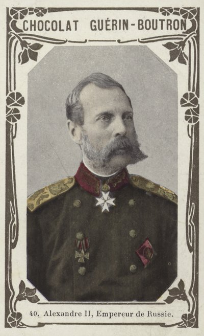 Sándor, Oroszország császára (színes fotó) alkotó: French School