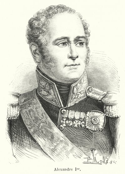 Alexandre Ier (metszet) alkotó: French School