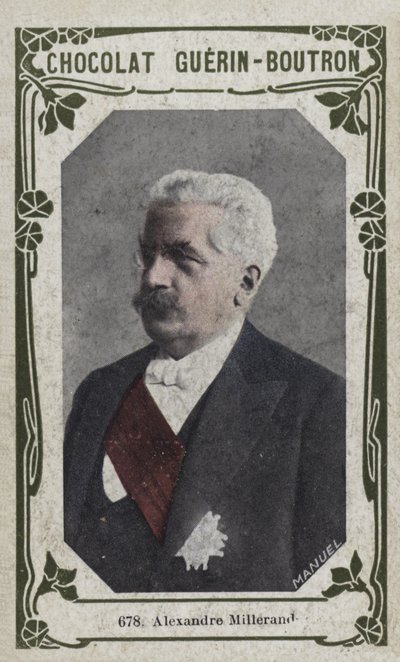 Alexandre Millerand (színes fotó) alkotó: French School