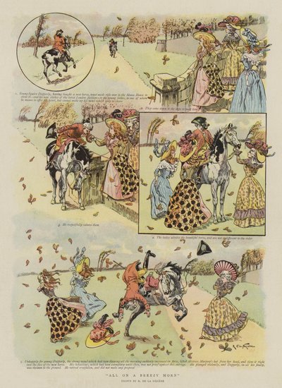 Mindent egy szellős reggelen (chromolitho) alkotó: French School