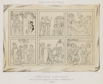 Allegorikus kompozíciók alkotó: French School