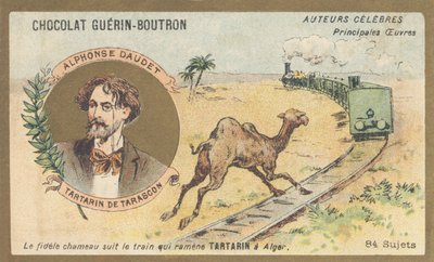 Alphonse Daudet (1840-1897), francia író és drámaíró, a Tartarin de Tarascon szerzője (1872) alkotó: French School