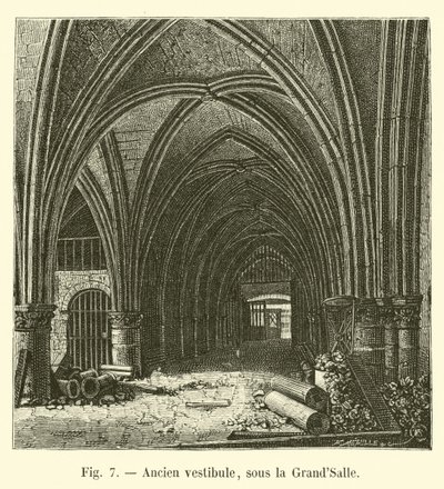 Régi előszoba, a GrandSalle alatt alkotó: French School