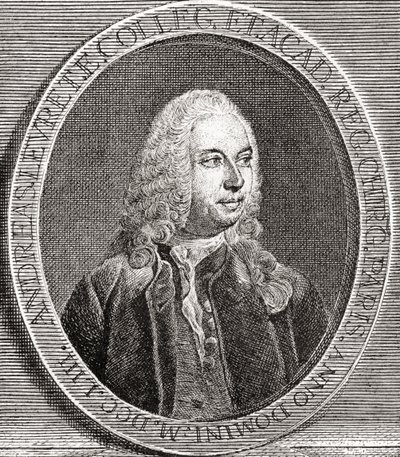 André Levret, 1703 1780. francia szülészorvos. Az 1908-ban megjelent Les Heures Libresből. alkotó: French School