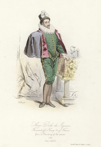 Anne, Joyeuse hercege, III. Henrik francia kedvence alkotó: French School