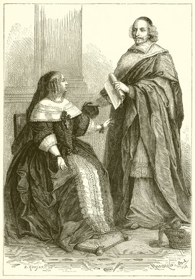 Ausztriai Anna és Mazarin bíboros alkotó: French School