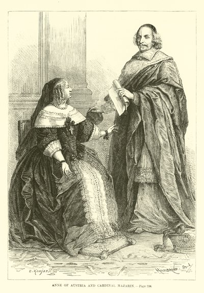Ausztriai Anna és Mazarin bíboros alkotó: French School
