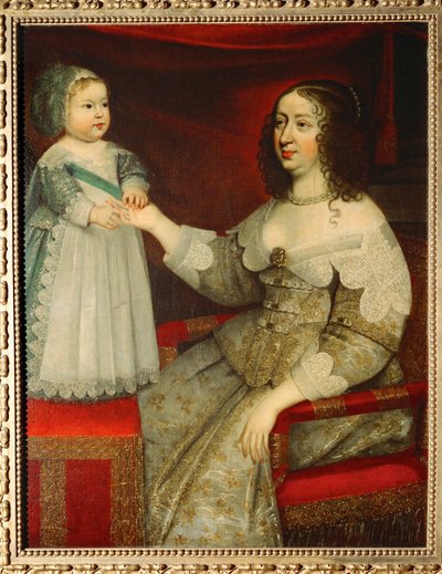 Ausztria Anna és XIV. Lajos ... (festmény, vászon) alkotó: French School