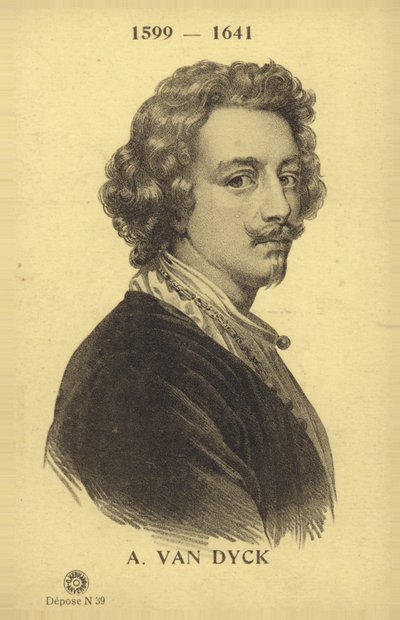 Anthony van Dyck, flamand festő (litográfia) alkotó: French School