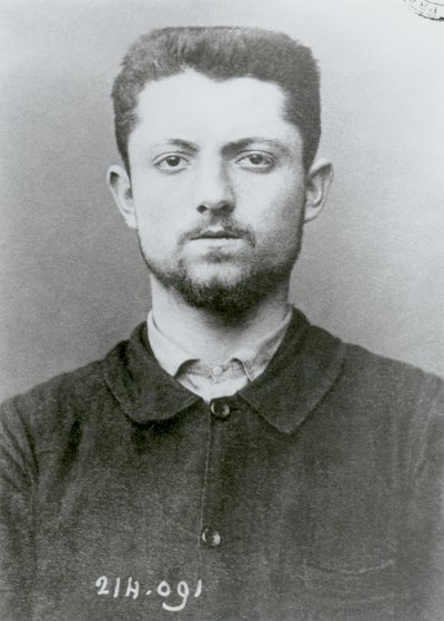 Emile Henry (1872-94) antropometrikus portréja, alkotó: French School