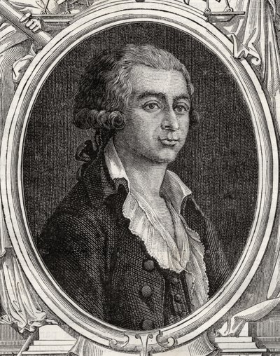 Antoine-Joseph Gorsas (1752-93) Louis Blanc (1811-82) „Histoire de la Revolution Francaise” című művéből (metszet) alkotó: French School