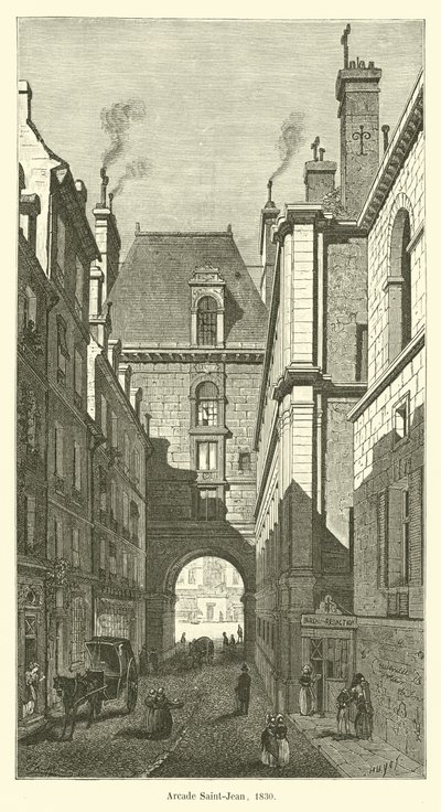 Saint-Jean árkád, 1830 alkotó: French School