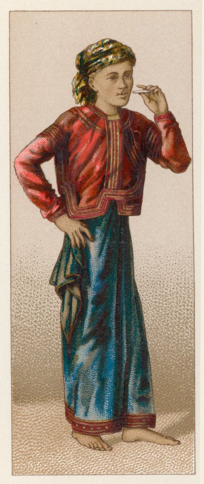 Ázsia jelmez alkotó: French School