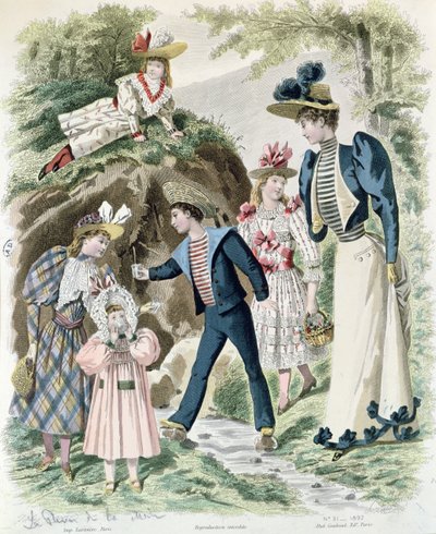 Egy természetes forrásnál, 1892 alkotó: French School