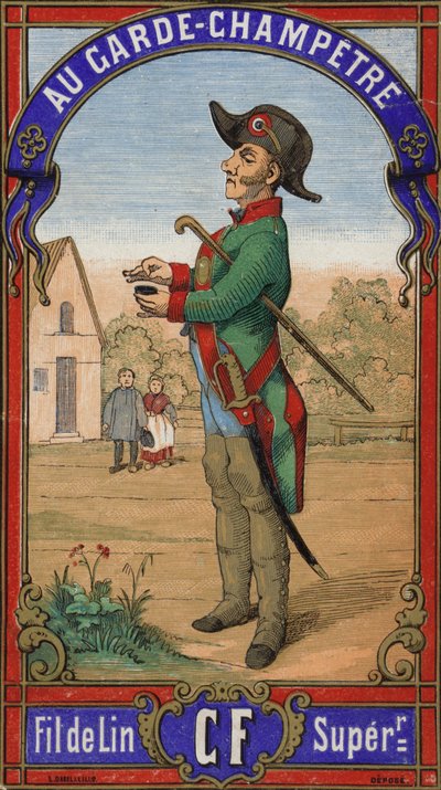 A Garde-Champetre-ben alkotó: French School
