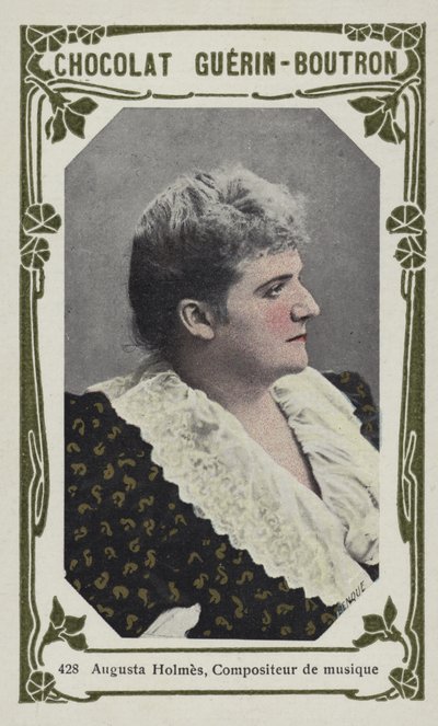 Augusta Holmes zeneszerző (színes fotó) alkotó: French School
