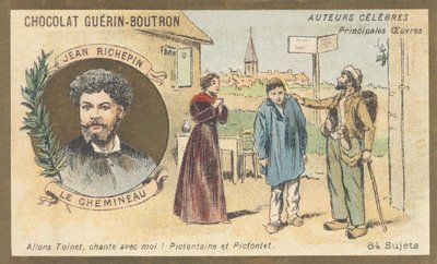 Auguste-Jules Richepin, Jean Richepin (1849-1926), francia költő, regény- és drámaíró, a „Le chemineau”, öt felvonásos dráma (1897) szerzője alkotó: French School
