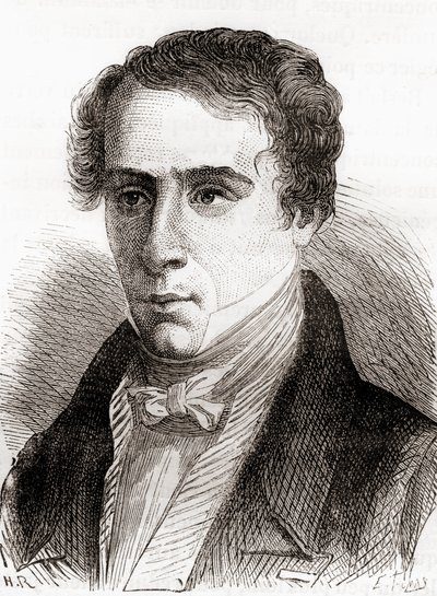 Augustin-Jean Fresne, A tudomány csodáiból, 1870 körül megjelent (metszet) alkotó: French School