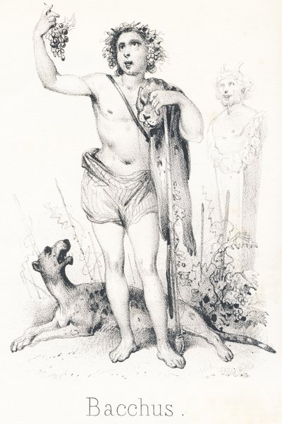 B Bacchus: Bacchus: Jupiter és Semele fia alkotó: French School