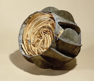 Betűkkel teli labda, Párizs ostroma idején, 1870-71 (ólom) a Szajnába dobva alkotó: French School